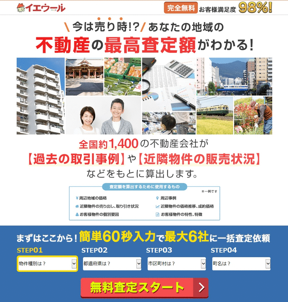 不動産一括査定無料サービス